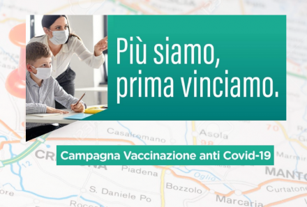 Accesso libero ai centri vaccinali per ragazzi dai 12 ai 19 anni