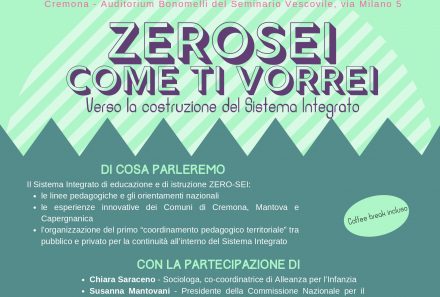 Convegno “Zerosei come ti vorrei”