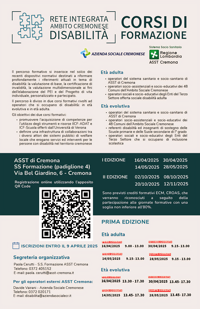 CORSI DISABILITA' VOLANTINO